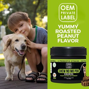 Chew No Mo Poo <span class=keywords><strong>para</strong></span> perros, masticables suaves, probióticos <span class=keywords><strong>para</strong></span> perros, enzimas digestivas, caca <span class=keywords><strong>para</strong></span> comer, vitaminas disuasorias, salud, prebióticos intestinales, comida <span class=keywords><strong>para</strong></span> perros - Product Image 3