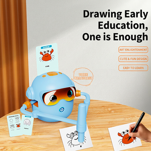 Drawing <b>Toys</b> Set Robot Automatic Painting Educational <b>Toy</b> for Kids 2-<b>4</b> <b>Years</b> Electric Plastic Unisex - Product Image 3