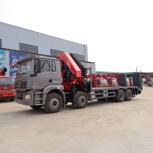 Nhà sản xuất bán nặng 8x4 phẳng Giao hàng 20 25 30 tấn Knuckle Boom Crane xe tải - Product Image 3