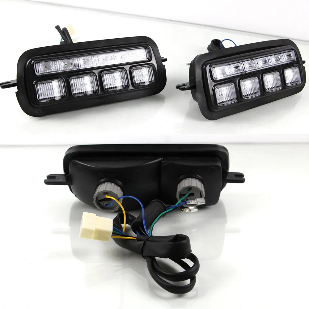 Phụ Kiện DRL Đèn LED Chạy Ban Ngày Cho Lada Niva 4X4 1995-2019 Với Đèn Báo Rẽ Chạy