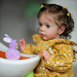 دمية طفلة واقعية بطول 60 سم مع طبقات متعددة من الطلاء ثلاثي الأبعاد للبشرة وأوردة مرئية عالية الجودة مصنوعة من السيليكون للفتيات - Product Image 2