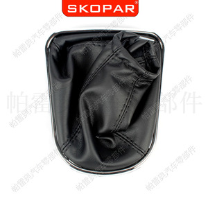 ฝาครอบหัวเกียร์รถยนต์สโคปาร์สำหรับเชฟโรเลต ครูซ 2008-2015 หนังสีดำ ซักทำความสะอาดได้ - Product Image 4