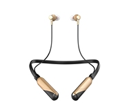 Untuk Headset olahraga Bluetooth dengan indikator baterai LED Neckband desain In-Ear fitur Noise Cancelling