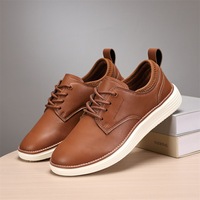 Oxford Dress Sneakers Herren Business Casual Derby PU-Leder Schnürschuhe mit Chunky-Sohle Atmungsaktiv Leichtgewicht 39-47 Individuelles Logo OEM