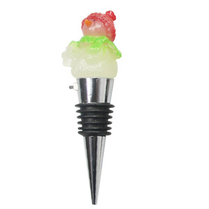 Resin Christmas Snowman Wine Stopper Plastic Bottle Seal Home Kitchen Gadget Decorative Wine Bottle Cap Holiday Gift - Product Image 3