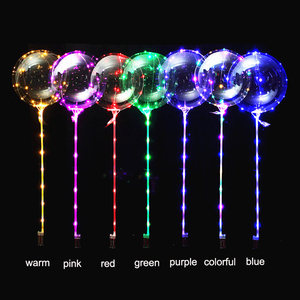 Ballons LED transparents Bobo, lumières LED colorées, décoration de <span class=keywords><strong>fête</strong></span>, <span class=keywords><strong>accessoires</strong></span> pour mariage et anniversaire - Product Image 2