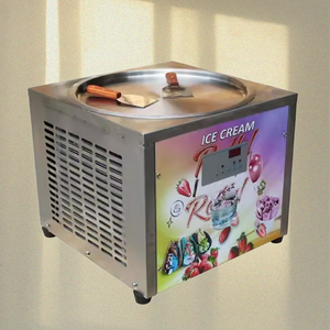 Macchina per gelato stir-fried con padella singola piatta da 45 cm per negozi di bubble tea - Product Image 3