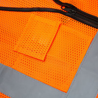 Chaleco de Seguridad de Alta Visibilidad ANSI/ISEA Clase 3 con Múltiples Bolsillos y Tiras Reflectantes