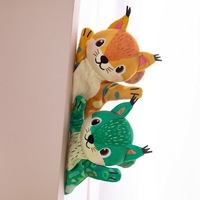 Marionnette à main personnalisée en peluche douce, animaux en peluche, marionnettes à main, écureuil 28 cm pour les tout-petits et les enfants