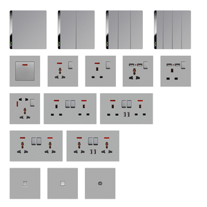 Forniture elettriche Standard Regno Unito <span class=keywords><strong>per</strong></span> la casa/ufficio/Hotel porta porta USB e presa 13A/10A <span class=keywords><strong>corrente</strong></span> nominale ue Plug Standard - Product Image 1