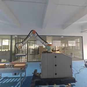 Machine de palettisation robotisée entièrement automatique de haut niveau, empileuse automatique de cartons et de sacs - Product Image 3