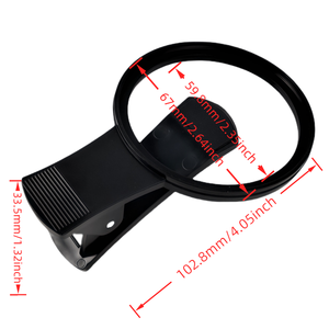 Clip fileté 37/52/67mm pour objectif d'<span class=keywords><strong>assistant</strong></span> de caméra de téléphone portable et filtres d'effets - Product Image 3