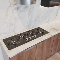 PA Prêt à l'emploi Moderne Mdf Designs Meubles de cuisine Réglable Tenture murale Armoire de cuisine avec portes en verre