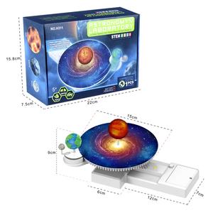 Kit <span class=keywords><strong>de</strong></span> Peinture DIY Éclipse Solaire H311 STEM – Modèle du Système Solaire Rotatif Soleil-Lune-<span class=keywords><strong>Terre</strong></span> à Piles pour Enfants - Product Image 5