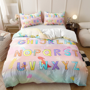 Công chúa mùa hè thời trang 3D in Polyester Duvet cover Set thích hợp cho phòng ngủ của cô gái - Product Image 4