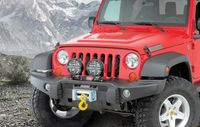 Kit de protection de pare-chocs avant en alliage d'aluminium avec tube en U pour Wrangler JK 4x4, accessoires auto tout-terrain, 10e anniversaire