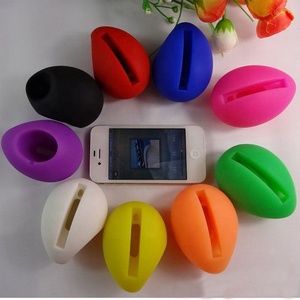 Sản Phẩm Mới 2023 Bộ Khuếch Đại Âm Thanh/Loa/Loa Hình Trứng Mini Bằng Silicon Cho Máy Tính Bảng/Điện Thoại Di Động - Product Image 4