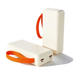 พาวเวอร์แบงค์ความจุสูง 30000mAh พร้อมสายชาร์จ 4 เส้น ไฟฉุกเฉิน รองรับการชาร์จเร็ว PD 22.5W ชาร์จพกพาได้ รองรับการเชื่อมต่อ Type-C รองรับพลังงานแสงอาทิตย์ - Product Image 4