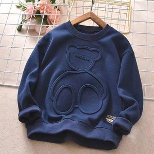 Moda <span class=keywords><strong>per</strong></span> bambini grandi ragazze orsacchiotto felpa tinta unita <span class=keywords><strong>per</strong></span> bambini felpe con filo <span class=keywords><strong>per</strong></span> ragazzi autunno autunno inverno abbigliamento <span class=keywords><strong>per</strong></span> studenti - Product Image 5