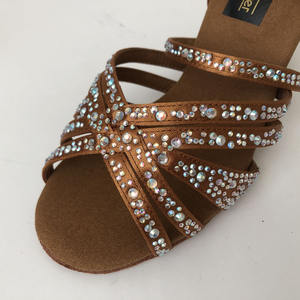 Chaussures de <span class=keywords><strong>danse</strong></span> latine à talons hauts Diamond Lady New Salsa Rumba America Dance Shoes - Product Image 4