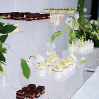 Présentoir à Desserts en Acrylique Personnalisé pour Mariage, Fête, Traiteur et Buffet