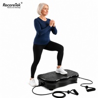 Plataforma Vibratoria para Ejercicio, Máquina de Ejercicio para Pérdida de Peso, Mini Plataforma de Fitness para Estar de Pie, Terapia de Adelgazamiento Cardiovascular, Artículo para el Hogar