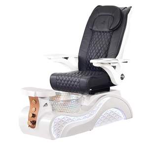 Fauteuil multifonctionnel de soin des pieds et de massage des pieds, inclinable, électrique, avec lumière colorée, couleur personnalisable, pour salon de manucure - Product Image 2