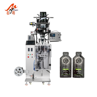 Machine d'emballage automatique VFFS pour sachets en forme de bouteille de miel de 10g, machine de remplissage double pour aliments, sacs en plastique et en papier