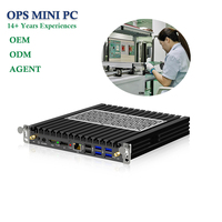 Módulo OPS para PC Intel Core I3 I5 I7 I9 con CPU 4560 4590 4770 4790, 4K 60Hz, Tamaño 195*180*30mm para Pizarra Inteligente, Fabricante de PC OPS