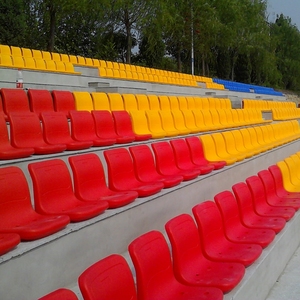 Asiento con soporte fijo Silla fija Asiento de estadio de plástico Asiento de gimnasio Silla fija para <span class=keywords><strong>centro</strong></span> de <span class=keywords><strong>entrenamiento</strong></span> de estadio - Product Image 4