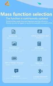 Maxtop Nueva Impresora Térmica Portátil Mini de Plástico ABS con Colores Personalizados - Product Image 3