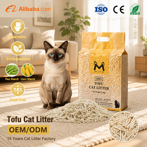 <span class=keywords><strong>Arena</strong></span> <span class=keywords><strong>para</strong></span> <span class=keywords><strong>Gatos</strong></span> Biodegradable a Base de Tofu, Aglutinación Rápida, ≤0.5% de Polvo, Ecológica, Marca Privada, Empaque Personalizado, 6L - Product Image 1