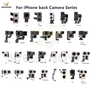 Caméra arrière pour <span class=keywords><strong>iPhone</strong></span> 12 <span class=keywords><strong>13</strong></span> 14 15 Pro Max 12 <span class=keywords><strong>13</strong></span> <span class=keywords><strong>Mini</strong></span> 14 15 Plus – Pièces détachées, objectif principal arrière, câble flexible, test de caméra arrière - Product Image 2
