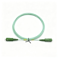 Cordon de brassage fibre optique simplex SC APC vers SC APC 1,6 mm, SM G657A2 LSZH 3,5 m pour FTTH FTTB FTTX