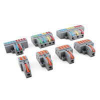 Connecteur en ligne RuuiPul LT-623 2 6 2P 6P pour série 32A 450V, bornier à levier à raccordement rapide en cuivre étamé IP20 pour panneau publicitaire