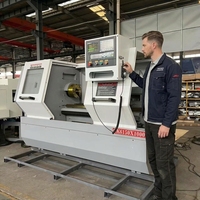 CK6150 1500mm chinois CE petite machine de tour CNC horizontale de paillasse