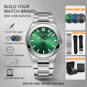 Private Label Stainless Steel Mens Wristwatch Fashion Luxury Quartz <b>Watch</b> Oem Custom Logo Waterproof Colors Maker <b>Wholesale</b> - Product Image 3