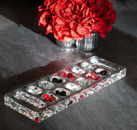 RAY YI - Ornement en acrylique transparent de luxe sur mesure en gros - Jeu de Mancala