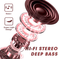 Écouteurs K520 TWS Design créatif rotatif en forme de cœur pour écouteurs sans fil V5.3 HiFi stéréo étanche pour jeux vidéo LED