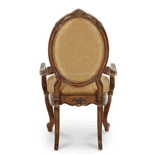 Haut de gamme américain pays rétro <span class=keywords><strong>style</strong></span> <span class=keywords><strong>antique</strong></span> meubles de salle à manger fauteuil en bois de chêne véritable chaise de salle à manger - Product Image 6