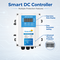 Pompe solaire DC SolarMax 750W 48V en acier inoxydable pour le Sénégal et le Burkina Faso, basse pression 1HP, débit max. 3,5m³/h, 90m, pour usage domestique