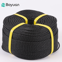 Bobine de corde en polyester 8/12 brins, câble d'amarrage marin haute résistance en Dacron pour levage industriel