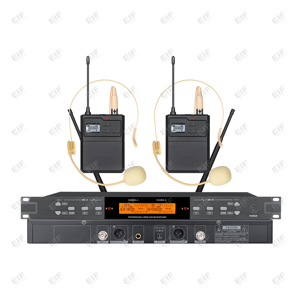 HC-1000 Wireless <b>Microphones</b> | UHF Condenser <b>Microphones</b> Lavalier Headset - Product Image 1