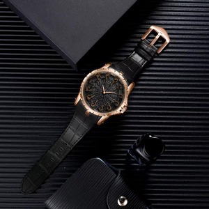 Montre Drioshipping pour homme, montre à quartz étanche en or, faible MOQ, montres-bracelets pour homme - Product Image 6