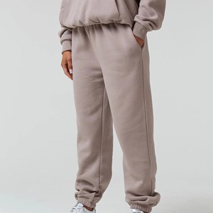 Survêtements d'hiver pour femmes de haute qualité, taille personnalisée, ensembles de jogging, pull oversize avec détail boutonné, 100% coton, ensemble deux pièces - Product Image 6