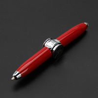 Stylo rotatif multifonctionnel en métal avec logo personnalisé, jouet promotionnel, stylo rotatif à main avec lumière