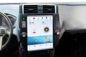 Lecteur DVD de voiture 12.1 pouces Style Tesla Android 11 4G LTE pour <span class=keywords><strong>TOYOTA</strong></span> Prado150 2010-2013 Radio Android écran tactile Vertical - Product Image 3