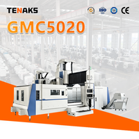 Centre d'usinage à portique haute précision et robuste TENAKS GMC5020 – Fraiseuse à portique CNC pour usinage de grands moules