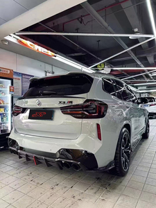 G01 F97 M4 Style Carbon Fiber Boot <strong>Spoiler</strong> for BMW X3 X3M G01 F97 <strong>Rear</strong> <strong>Spoiler</strong> Trunk Wing Bodykit - Product Image 4