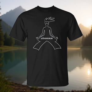 Camiseta Ohmmmm Diver Yoga Meditation, color negro, unisex, talla para adultos S M L XL XXL - Product Image 3
